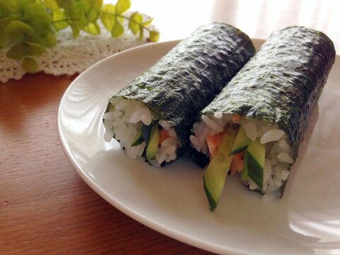 簡単♪シャケ海苔巻き